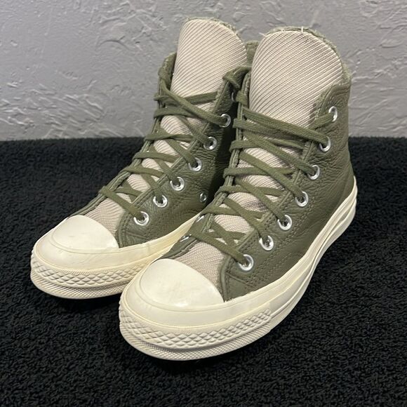 🔥 CONVERSE Army Green Chuck Taylor 70 Counter Climate Hi-Top Sneakers Women Sz - Picture 7 of 13